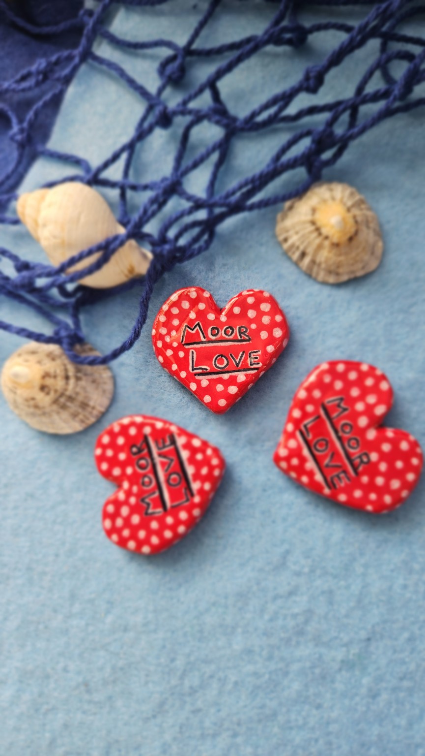 Moor Love Heart Magnet